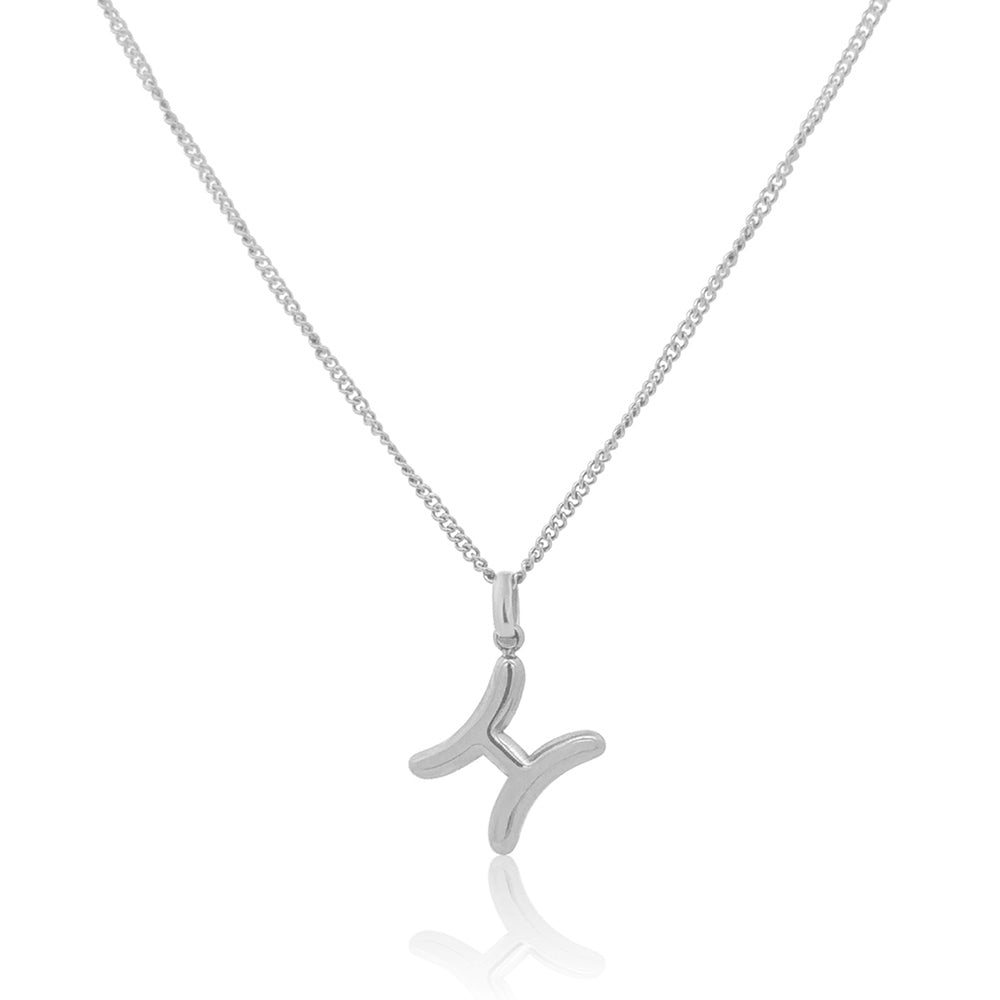 The Stacked Zodiac Necklace Silver