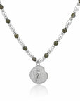 Petite & Epidote Zodiac Stack Silver