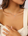 Initial Necklace Classic Silver A-Z