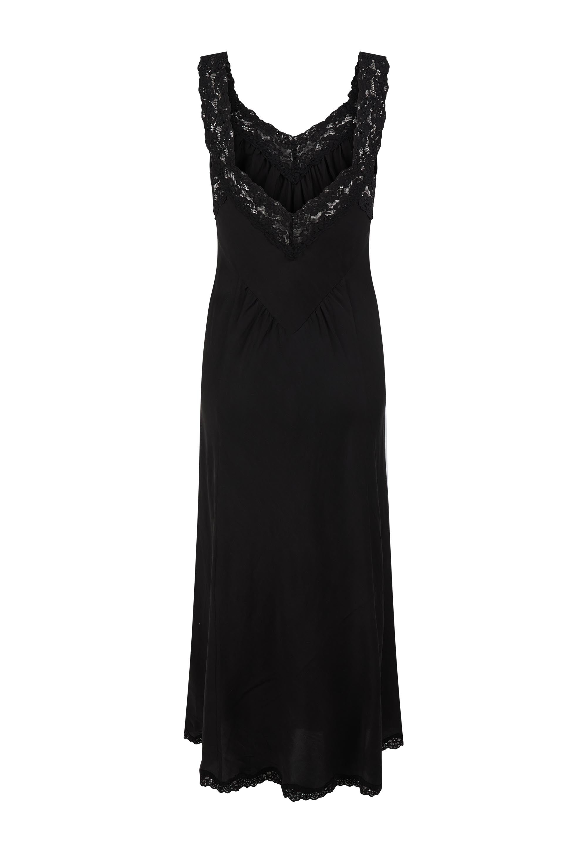 Vina Lace Slip Dress Midnight