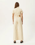 Sand Miami Denim Flared Jumpsuit