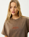 Fatigued Oversized Tee Coffee