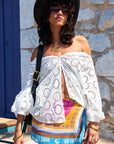 Yaya Lace Blouse Antique White