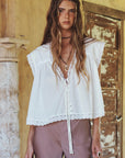 Young At Heart Crop Blouse