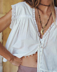Young At Heart Crop Blouse