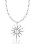 Alice Pearl Necklace Silver