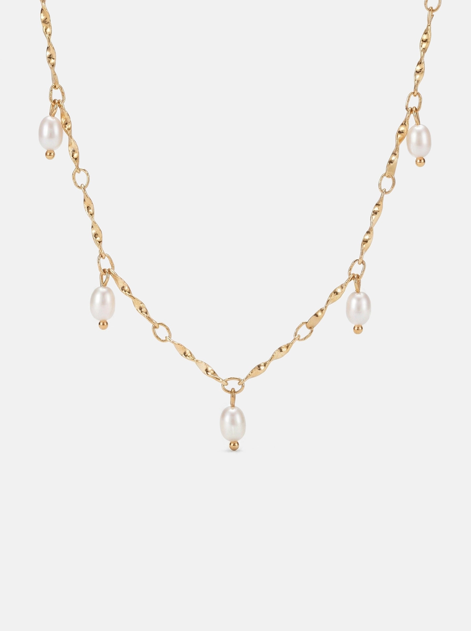 Annabelle Pearl Necklace Gold
