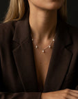 Annabelle Pearl Necklace Silver