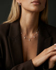 Annabelle Pearl Necklace Silver