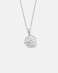 Aquarius Coin Necklace Gold Silver