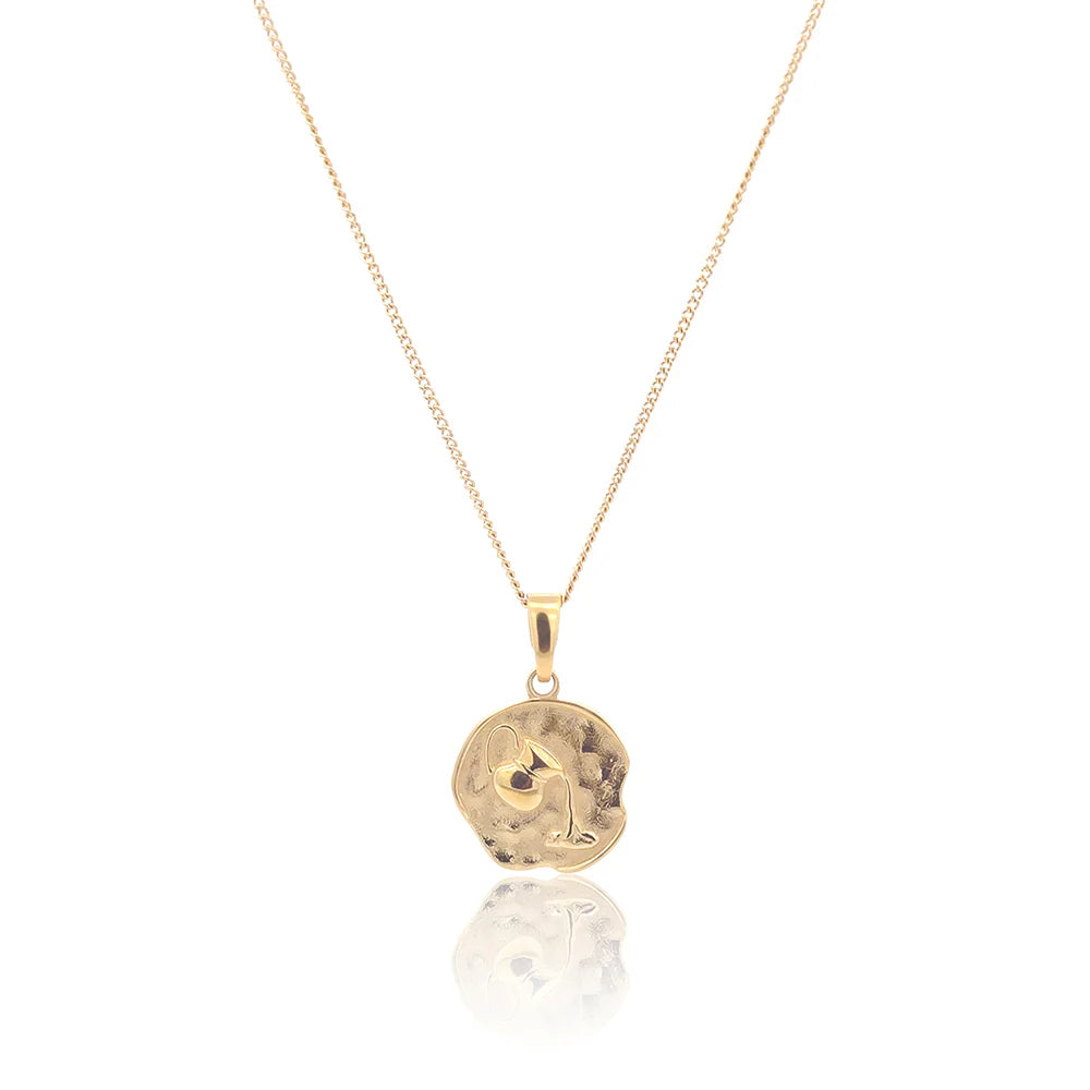 Petite Initial &amp; Zodiac Stack Gold