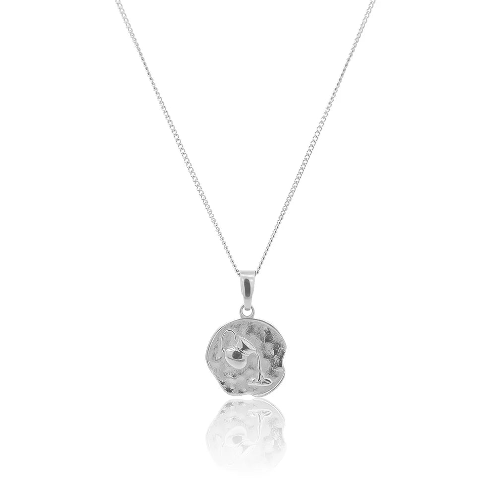 Petite Initial &amp; Zodiac Stack Silver