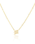 Petite Aquarius Choker Necklace Gold