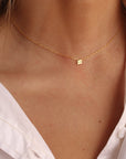 Petite Aquarius Choker Necklace Silver
