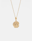 Aries Coin Necklace Gold