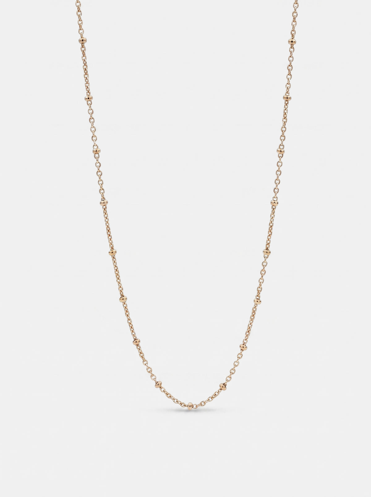 Petite Ball Chain Necklace Gold