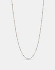 Petite Ball Chain Necklace Silver