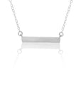 Bar Engravable Necklace 925 Sterling Silver