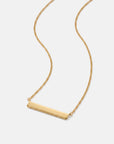 Bar Necklace Gold