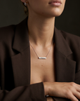 Bar Necklace Silver