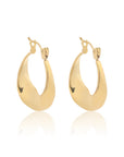 Lane Hoop Earrings Gold