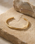 Camille Twist Bangle Gold