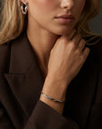 Camille Twist Bangle Silver