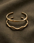 Camille Twist Bangle Gold