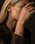 Camille Twist Bangle Silver