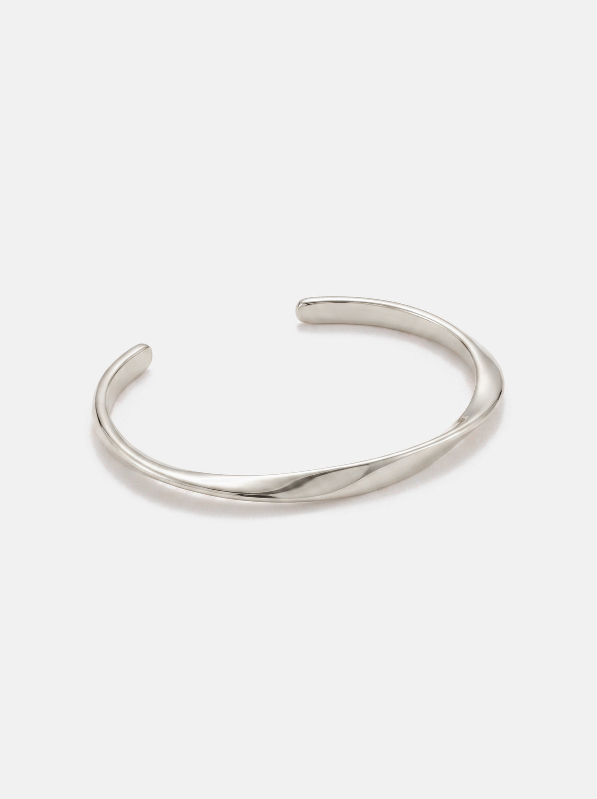 Camille Twist Bangle Silver
