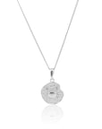Cancer Coin Necklace Silver