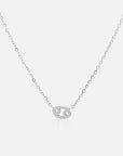 Petite Cancer Choker Necklace Silver