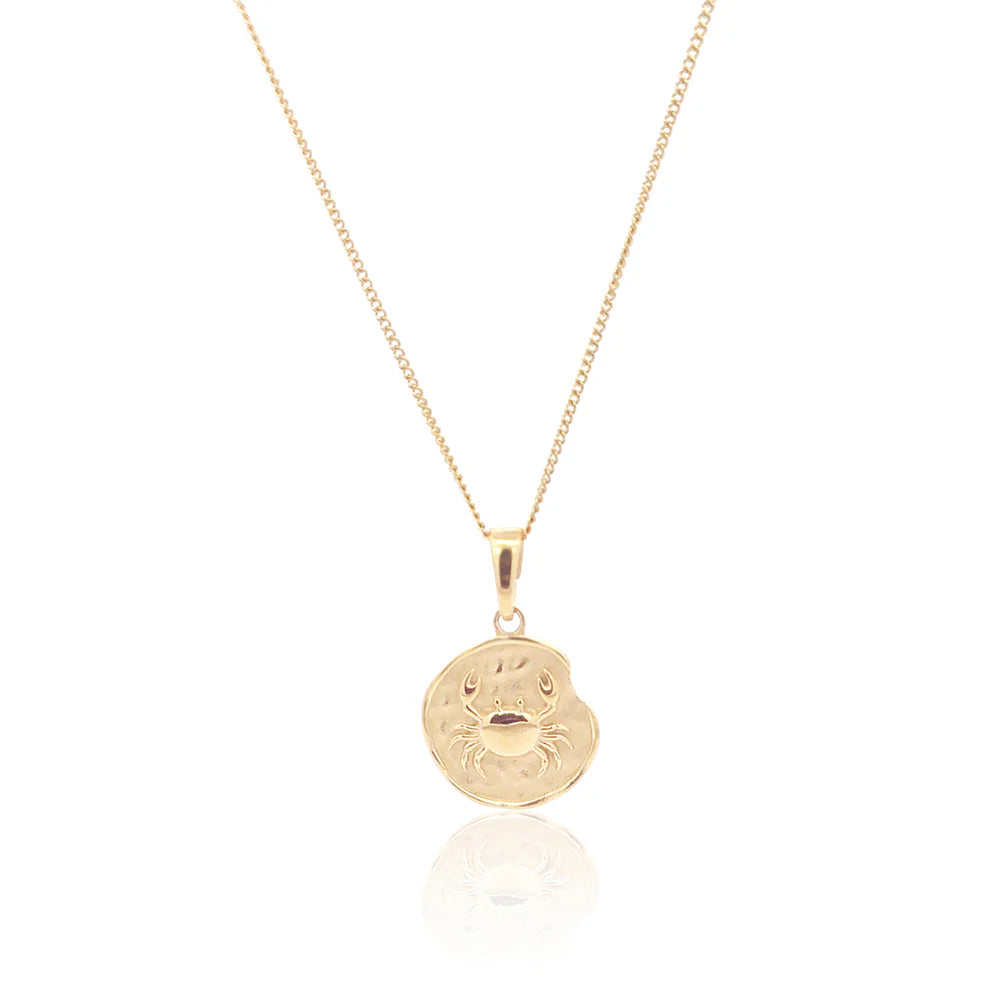 Petite Initial &amp; Zodiac Stack Gold