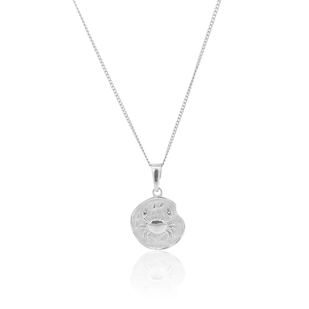 Petite Initial &amp; Zodiac Stack Silver