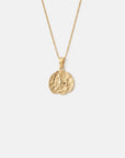 Capricorn Coin Necklace Gold