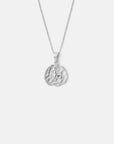 Capricorn Coin Necklace Silver