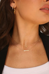 Petite Capricorn Choker Necklace Gold