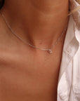Petite Capricorn Choker Necklace Silver