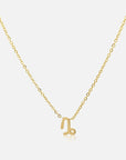 Petite Capricorn Choker Necklace Gold
