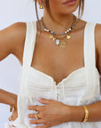 Rhodes Bead Necklace