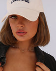 Colorado Cap in Cream | Navy