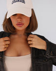 Colorado Cap in Cream | Navy