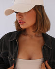 Colorado Cap in Cream | Navy