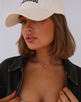 Colorado Cap in Cream | Navy