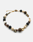 Drift Stone Necklace Gold