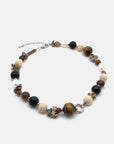 Drift Stone Necklace Silver
