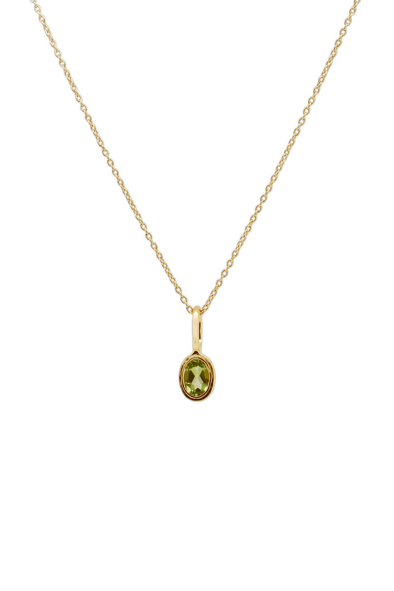 Elara Pendant Necklace Peridot