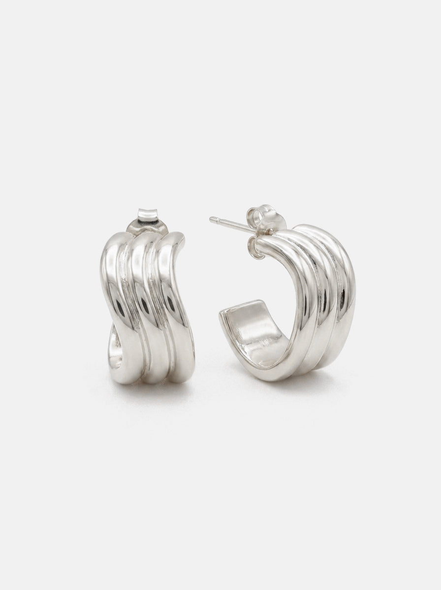 Elena Earrings Silver