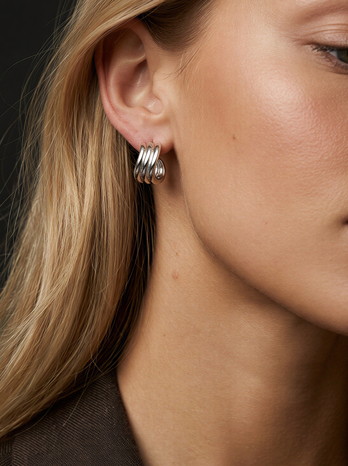 Elena Earrings Silver