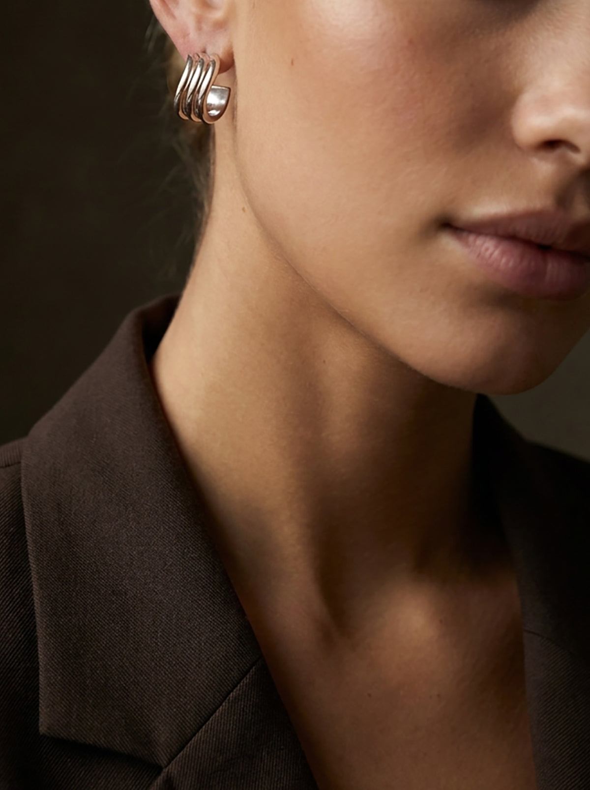 Elena Earrings Silver